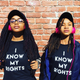 YahnaiJah Gilliam and her sister Makeda, who attended the Know Your Rights Camp hosted by Colin Kaepernick in Oakland, Calif., on Oct. 29, 2016
YahnaiJah Gilliam